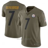 Maglia NFL Limited Bambino Pittsburgh steelers Pittsburgh Steelers 7 Roethlisberger 2017 Salute To Service Verde